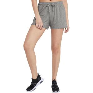imageChampion Womens Shorts Jersey Shorts Soft Lightweight Comfortable Shorts for Women 5 Plus Size AvailableOxford Gray