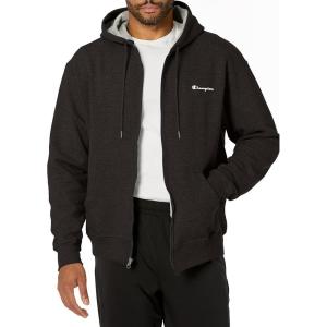 imageChampion mens Zipup Hoodie Comfortable Zipup Hoodie Sweatshirt for Men Reg Or Big amp TallBlack Small  Small Script Logo