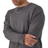 imageChampion Mens Classic Long Sleeve TShirt Standard Fit Script amp C Logo Available in Regular and Big amp TallGranite Heather
