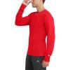 imageChampion Mens Classic Long Sleeve TShirt Standard Fit Script amp C Logo Available in Regular and Big amp TallScarlet