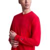 imageChampion Mens Classic Long Sleeve TShirt Standard Fit Script amp C Logo Available in Regular and Big amp TallTango Red