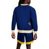 imageChampion Mens Lightweight VNeck Woven Pullover Standard Fit Script LogoBlue Depths