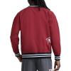 imageChampion Mens Lightweight VNeck Woven Pullover Standard Fit Script LogoPomegranate