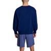 imageChampion Mens Modern Retro 100 Washed Cotton Crewneck Sweatshirt Standard FitBlue Depths