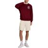 imageChampion Mens Modern Retro 100 Washed Cotton Crewneck Sweatshirt Standard FitPomegranate