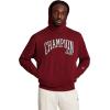 imageChampion Mens Modern Retro 100 Washed Cotton Pullover Hoodie Standard FitPomegranate