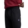 imageChampion Mens OpenBottom Lounge Pants Standard Fit Lightweight 100 Cotton Available in Regular and Big amp TallBlack