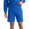 imageChampion Mens Lounge Shorts Standard Fit 9 Inch Inseam Lightweight 100 Cotton Available in Regular and Big amp TallNebulas Blue
