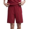 imageChampion Mens Lounge Shorts Standard Fit 9 Inch Inseam Lightweight 100 Cotton Available in Regular and Big amp TallPomegranate