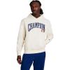 imageChampion Mens Modern Retro 100 Washed Cotton Pullover Hoodie Standard FitUnbleached Cotton