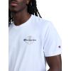 imageChampion Mens Classic Graphic Short Sleeve TShirt Standard Fit Champion Club GraphicsBright White  Champion Club