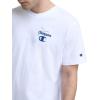 imageChampion Mens Classic Graphic Short Sleeve TShirt Standard Fit Champion Club GraphicsBright White  Sunsetters