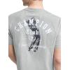 imageChampion Mens Classic Graphic Short Sleeve TShirt Standard Fit Champion Club GraphicsOxford Gray Heather  Champion Club