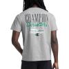 imageChampion Mens Classic Graphic Short Sleeve TShirt Standard Fit Champion Club GraphicsOxford Gray Heather  Sunsetters
