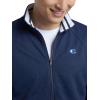 imageChampion Mens Gameday Fullzip Mock Neck Track Jacket Standard Fit Polyester BlendBlue Depths