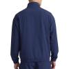 imageChampion Mens Gameday Fullzip Mock Neck Track Jacket Standard Fit Polyester BlendBlue Depths
