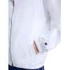 imageChampion Mens Gameday Fullzip Mock Neck Track Jacket Standard Fit Polyester BlendBright White