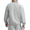 imageChampion Mens Gameday Fullzip Mock Neck Track Jacket Standard Fit Polyester BlendOxford Gray Heather