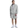imageChampion Mens Gameday Fullzip Mock Neck Track Jacket Standard Fit Polyester BlendOxford Gray Heather