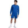 imageChampion Mens Mens Crewneck Fleece Sweatshirt Standard Fit Midweight C Logo Available in Regular and Big amp TallNebulas Blue  C Logo