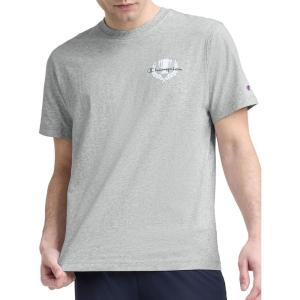 imageChampion Mens Classic Graphic Short Sleeve TShirt Standard Fit Champion Club GraphicsOxford Gray Heather  Champion Club