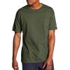 imageChampion Mens Classic Short Sleeve TShirt Standard Fit Midweight 100 Cotton Available in Regular and Big amp TallCargo Olive