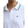 imageChampion Womens Off the Court Short Sleeve 345 Polo Dress Standard FitBright White
