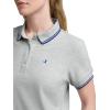 imageChampion Womens Off the Court Short Sleeve 345 Polo Dress Standard FitOxford Gray Heather