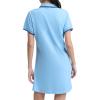 imageChampion Womens Off the Court Short Sleeve 345 Polo Dress Standard FitPlacid Blue