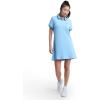 imageChampion Womens Off the Court Short Sleeve 345 Polo Dress Standard FitPlacid Blue