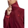 imageChampion Womens Pitcher Fullzip Mock Neck Track Jacket Standard Fit French TerryPomegranate
