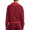 imageChampion Womens Pitcher Fullzip Mock Neck Track Jacket Standard Fit French TerryPomegranate