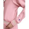 imageChampion Womens Pitcher Fullzip Mock Neck Track Jacket Standard Fit French TerryRose Shadow