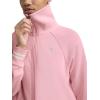 imageChampion Womens Pitcher Fullzip Mock Neck Track Jacket Standard Fit French TerryRose Shadow