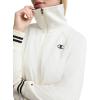 imageChampion Womens Pitcher Fullzip Mock Neck Track Jacket Standard Fit French TerryUnbleached Cotton