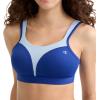 imageChampion Womens Sports Bra HighImpact Maximum Support Breathable MoistureWicking FabricSurf the WebOcean Front Blue