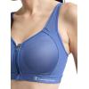 imageChampion Womens Sports Bra Motion Control FrontZip HighImpact Maximum Support Breathable MoistureWickingCoastal Fjord