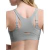 imageChampion Womens Sports Bra Motion Control FrontZip HighImpact Maximum Support Breathable MoistureWickingOxford Gray Heather