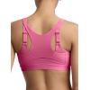 imageChampion Womens Sports Bra Motion Control FrontZip HighImpact Maximum Support Breathable MoistureWickingPink Cosmos