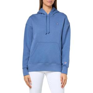 imageChampion Womens Pullover Fleece Hoodie Loose Fit Midweight C Logo Available in Regular and PlusCoastal Fjord  C Logo