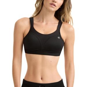 imageChampion Womens Sports Bra HighImpact Maximum Support Breathable MoistureWicking FabricBlack