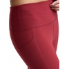image:imageChampion Womens Performance Inner Drawcord 78 Leggings FittedPomegranate  C Logo