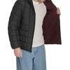 image:imageChampion Mens Reversible Box Quilted Hooded JacketBlackBurgundy