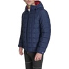 image:imageChampion Mens Reversible Box Quilted Hooded JacketNavyRed