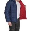 image:imageChampion Mens Reversible Box Quilted Hooded JacketNavyRed
