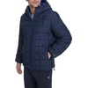 image:imageChampion Mens Reversible Box Quilted Hooded JacketNavyRoyal Blue