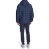 image:imageChampion Mens Reversible Box Quilted Hooded JacketNavyRoyal Blue