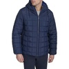 image:imageChampion Mens Reversible Box Quilted Hooded JacketNavyRoyal Blue