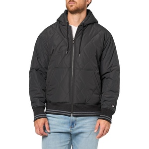 image:imageChampion Mens Diamond Quilted Varsity HoodyCharcoal Tech