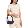 image:imageChampion Classic Canvas Insulated Lunch Tote with Front Slip Pocket Bottle LoopCottonBlue Depths